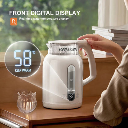 Hoper Layer Insulation Electric Kettle 1.5L 1500W Water Boiler K15-G1-Appliances &gt; Kitchen Appliances &gt; Kettles-PEROZ Accessories