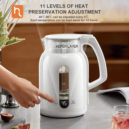 Hoper Layer Insulation Electric Kettle 1.5L 1500W Water Boiler K15-G1-Appliances &gt; Kitchen Appliances &gt; Kettles-PEROZ Accessories