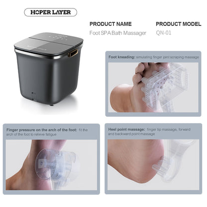 Hoper Layer Foot SPA Airbag Squeezing Foot Bath Massager Dry and Wet Dual-use QN-01-Foot Care-PEROZ Accessories