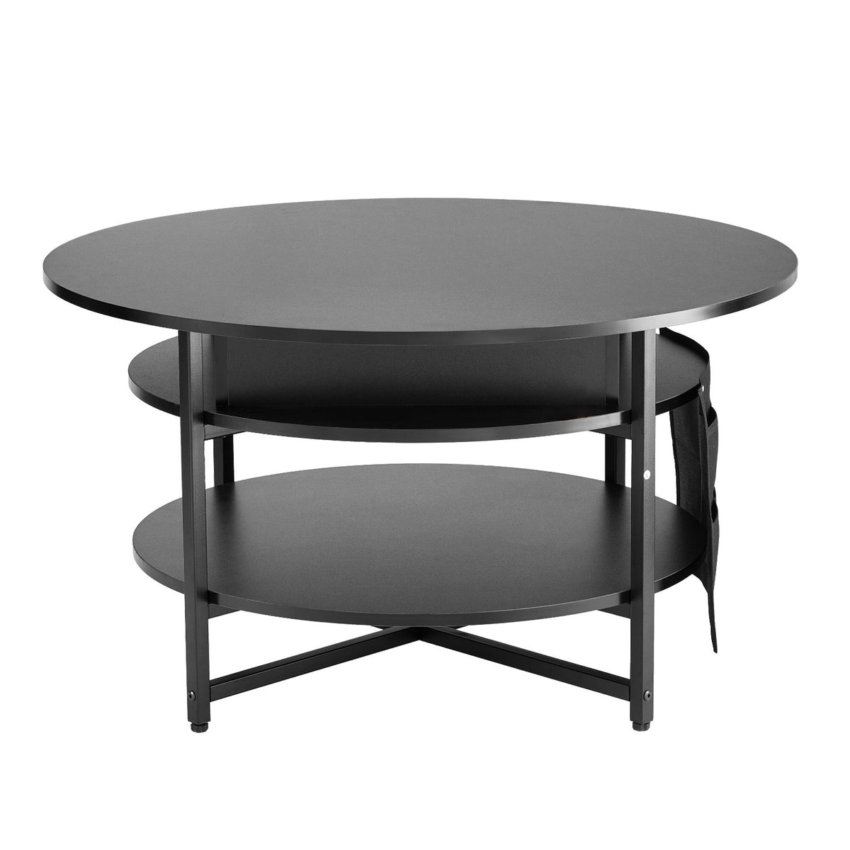 Lift Top Coffee Table 35.3" Round Coffee Table for Living Room Black-Furniture > Outdoor > Outdoor Dining Sets-PEROZ Accessories