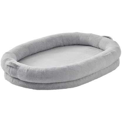 Human Dog Bed 1825x1220x254 mm Human Size Dog Bed Washable Faux Rabbit Fur-Pet Care > Dog Supplies > Dog Beds-PEROZ Accessories