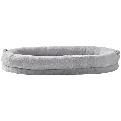 VEVOR Human Dog Bed 1825x1220x254 mm Human Size Dog Bed Washable Faux Rabbit Fur-Pet Care &gt; Dog Supplies &gt; Dog Beds-PEROZ Accessories