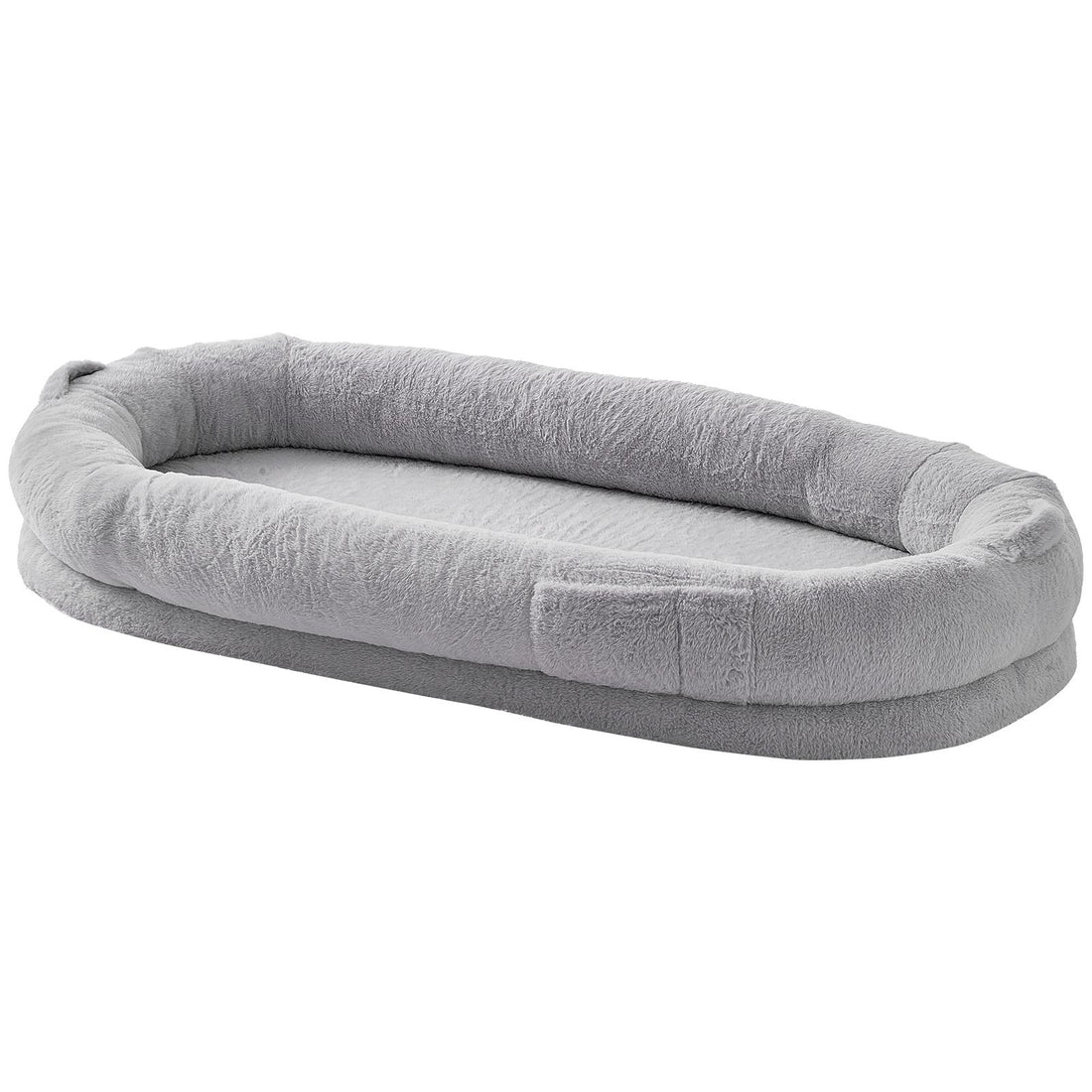 Human Dog Bed 1720x890x250 mm Human Size Dog Bed Washable Faux Rabbit Fur-Pet Care > Dog Supplies > Dog Beds-PEROZ Accessories