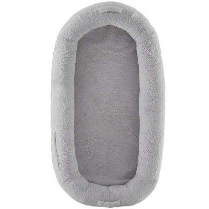 Human Dog Bed 1720x890x250 mm Human Size Dog Bed Washable Faux Rabbit Fur-Pet Care > Dog Supplies > Dog Beds-PEROZ Accessories