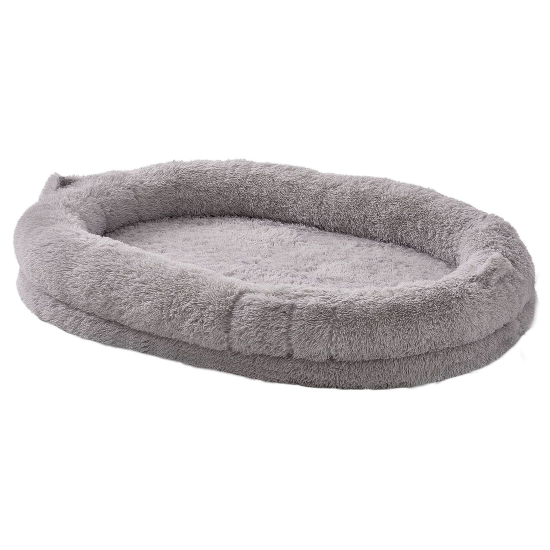 Human Dog Bed 1820x1220x250 mm Human Size Dog Bean Bed Washable PV Velvet-Pet Care > Dog Supplies > Dog Beds-PEROZ Accessories