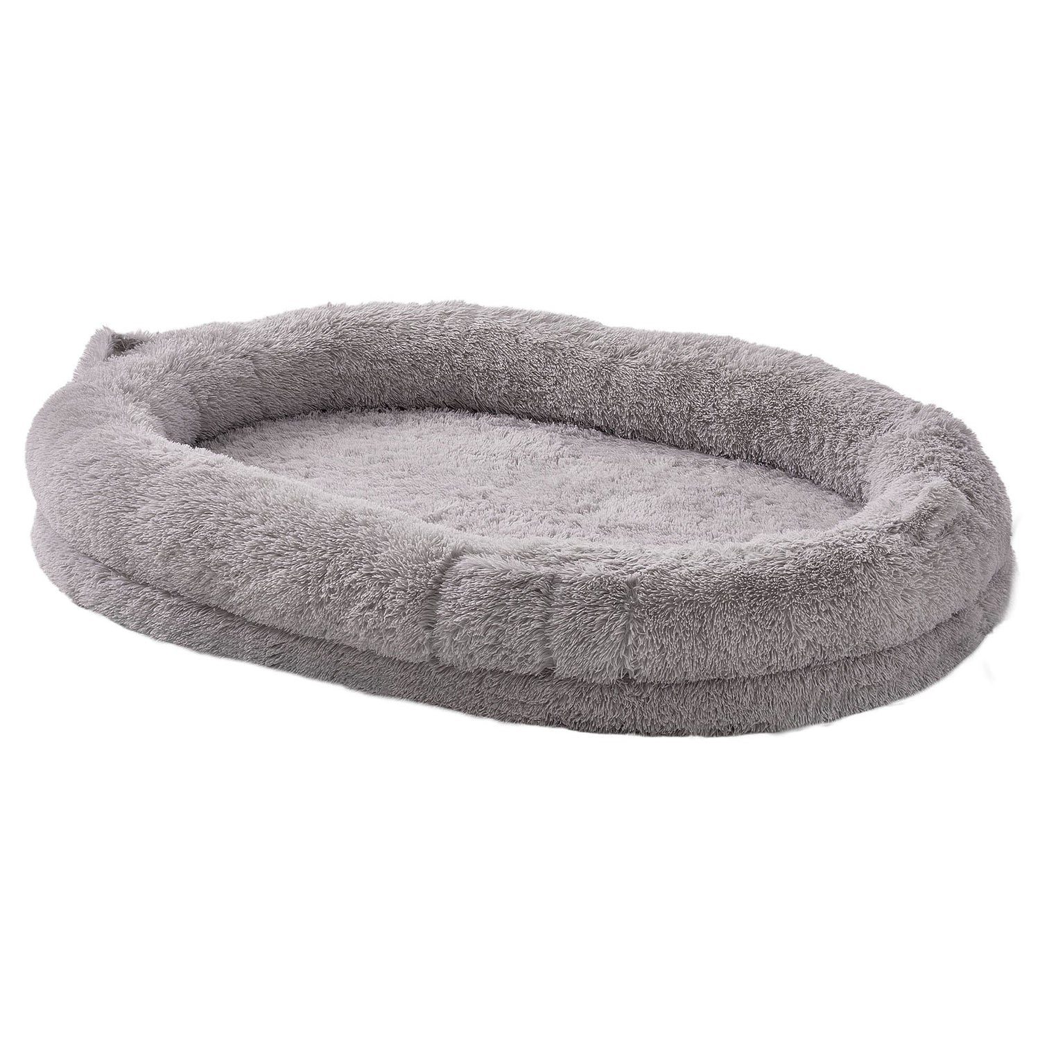 VEVOR Human Dog Bed 1820x1220x250 mm Human Size Dog Bean Bed Washable PV Velvet-Pet Care &gt; Dog Supplies &gt; Dog Beds-PEROZ Accessories