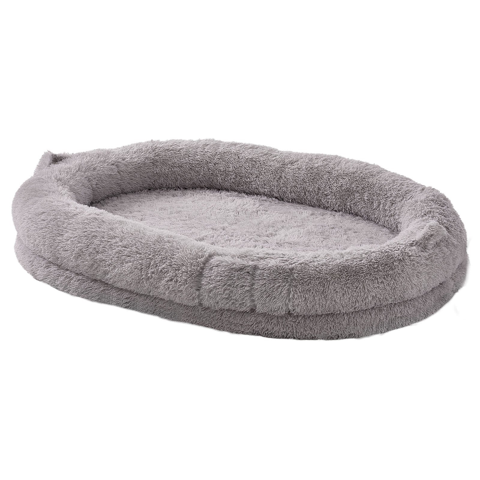 VEVOR Human Dog Bed 1820x1220x250 mm Human Size Dog Bean Bed Washable PV Velvet-Pet Care &gt; Dog Supplies &gt; Dog Beds-PEROZ Accessories