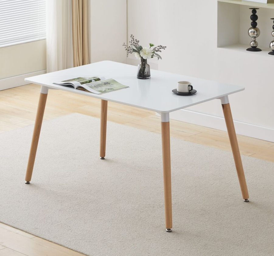 Dining Table White-Furniture > Dining > Dining Tables-PEROZ Accessories
