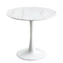 Celeste White Round Cafe Table-Furniture > Dining > Dining Tables-PEROZ Accessories