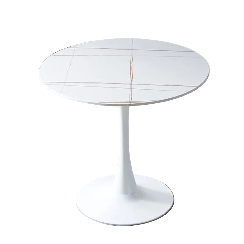 Celeste White Round Cafe Table-Furniture > Dining > Dining Tables-PEROZ Accessories
