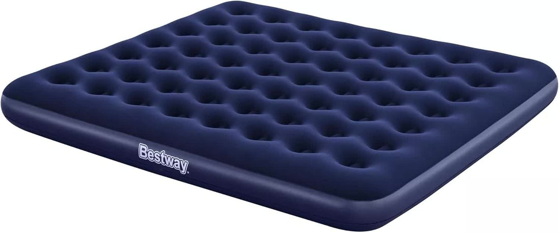 Bestway 2.03m x 1.83m x 22cm Air Mattress King Inflatable Air Bed Indoor/Outdoor Heavy Duty Durable Camping-Outdoor Recreation &gt; Camping &gt; Inflatable Mattresses-PEROZ Accessories