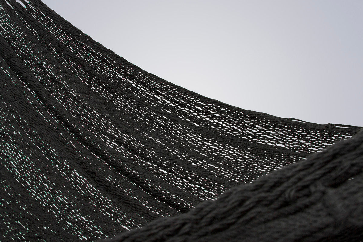 Outdoor undercover cotton Mayan Legacy hammock King size Black-Hammock-PEROZ Accessories