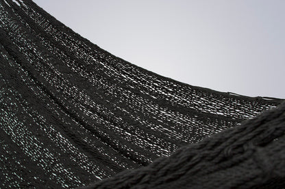 Outdoor undercover cotton Mayan Legacy hammock King size Black-Hammock-PEROZ Accessories