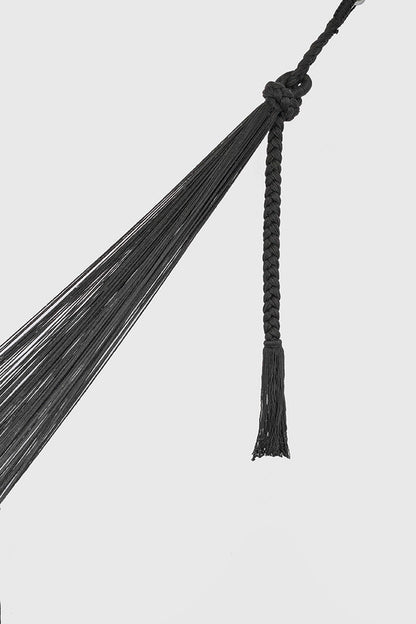 Outdoor undercover cotton Mayan Legacy hammock King size Black-Hammock-PEROZ Accessories