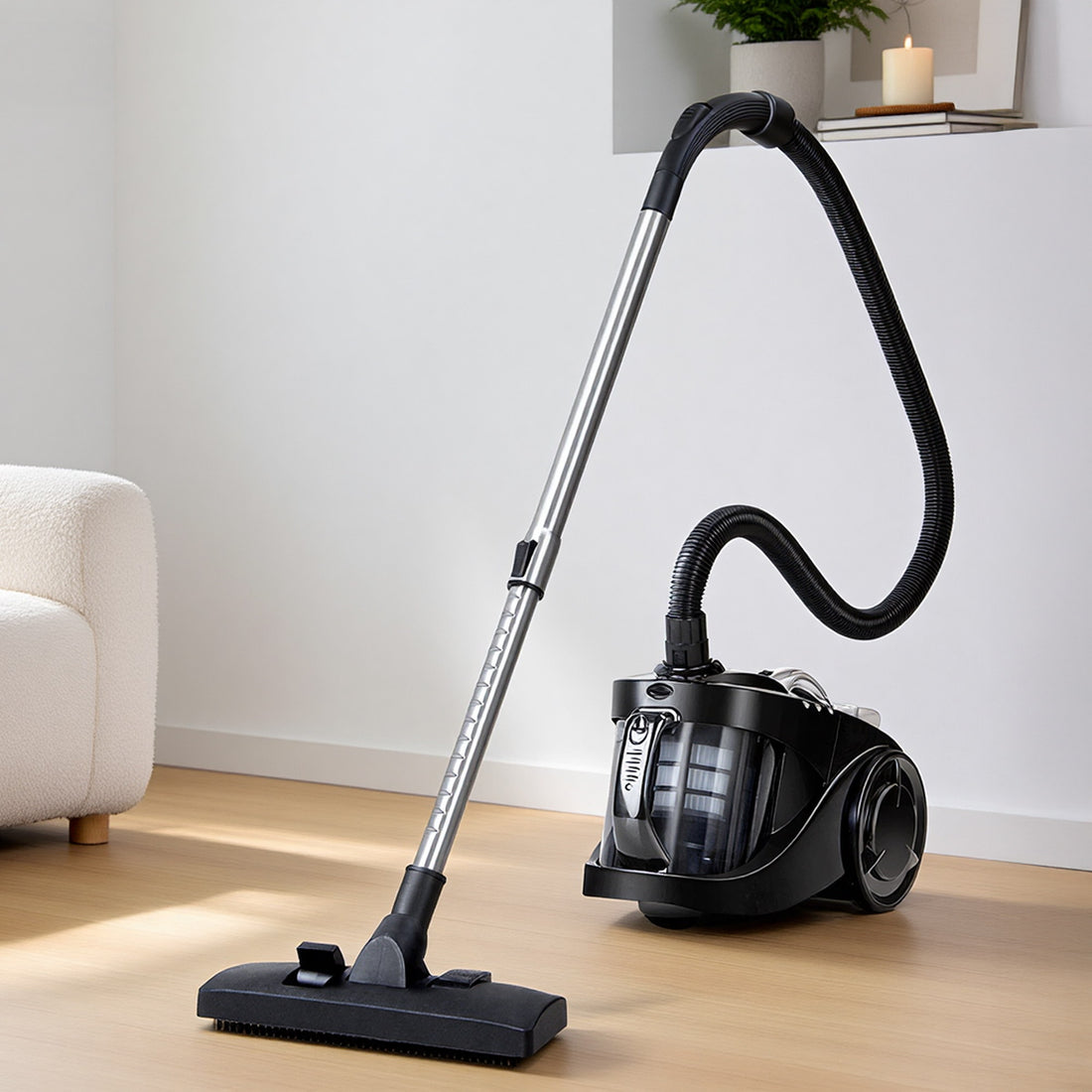 Devanti 2200W Bagless Vacuum Cleaner Black-Vacuum Cleaners-PEROZ Accessories