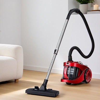 Devanti 2200W Bagless Vacuum Cleaner Red-Vacuum Cleaners-PEROZ Accessories