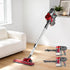 Devanti Stick Vacuum Cleaner Handheld Corded 450W Red-Vacuum Cleaners-PEROZ Accessories