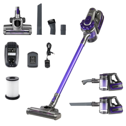 Devanti Stick Vacuum Cleaner Bagless Cordless 150W Purple-Vacuum Cleaners-PEROZ Accessories