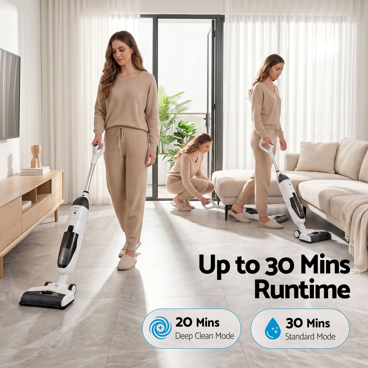 Devanti Wet Dry Stick Vacuum Cleaner 200W-Appliances > Vacuum Cleaners > Vacuums-PEROZ Accessories