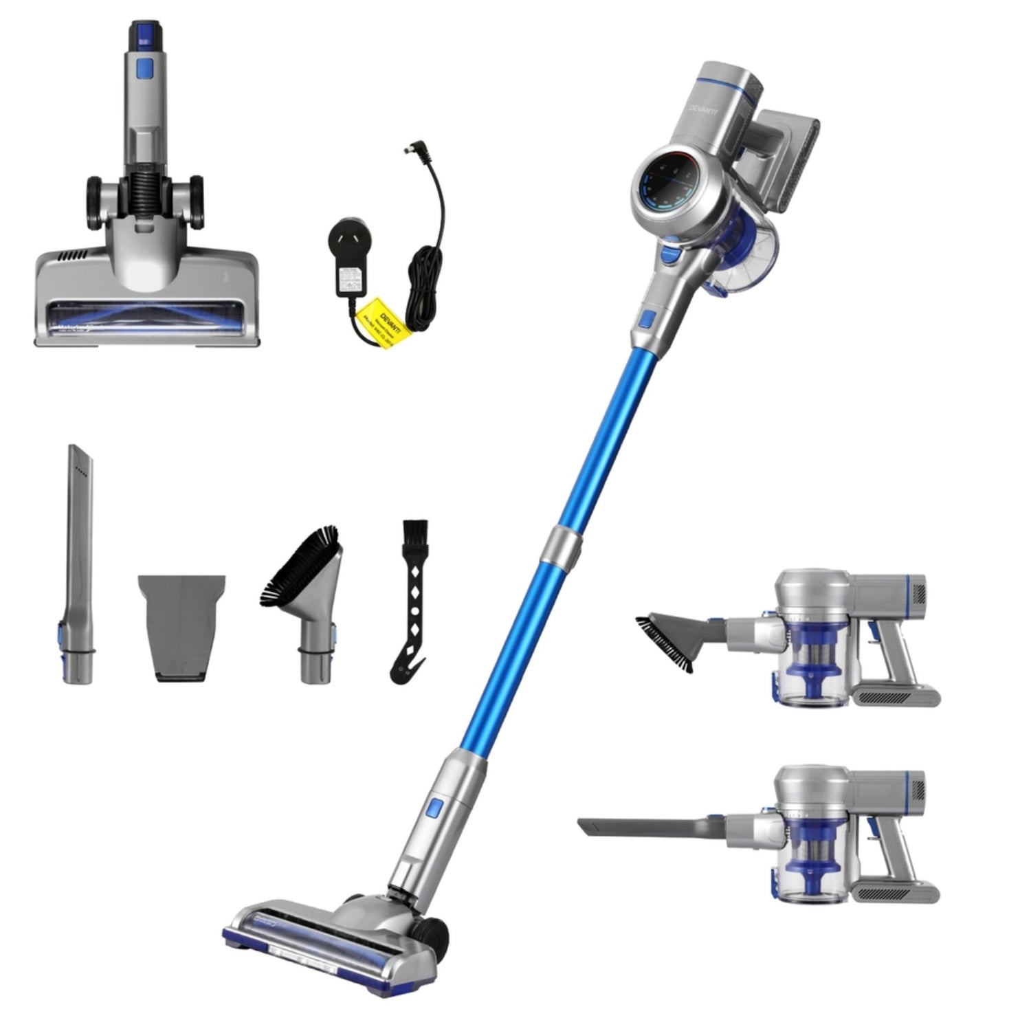 Devanti 300W Stick Vacuum Cleaner Cordless Self-Standing-Appliances > Vacuum Cleaners > Vacuums-PEROZ Accessories