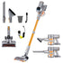 Devanti 300W Stick Vacuum Cleaner Cordless Self-Standing Golden-Appliances > Vacuum Cleaners > Vacuum Cleaner Accessories-PEROZ Accessories
