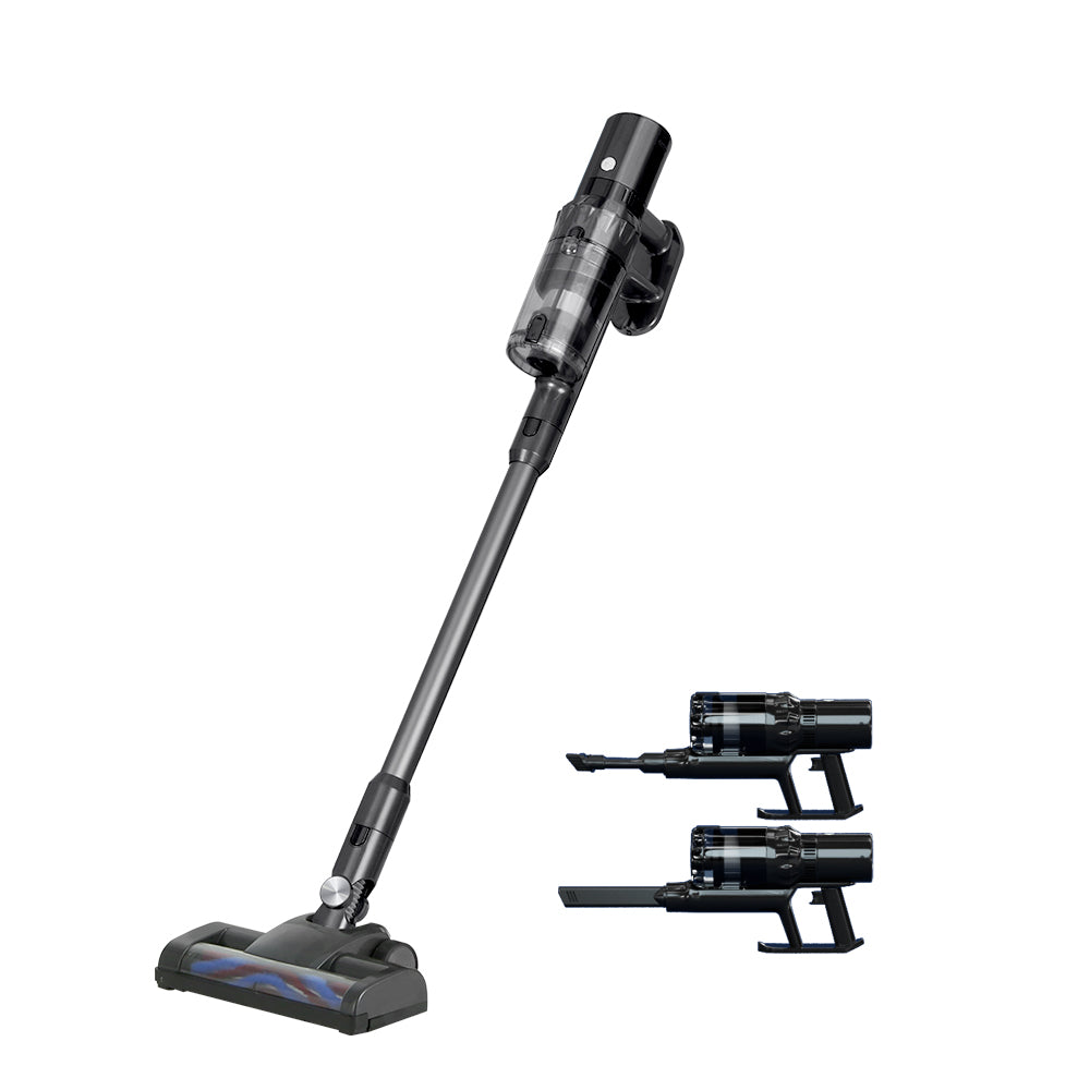 Devanti Stick Vacuum Cleaner Brushless Cordless 350W Grey-Appliances &gt; Vacuum Cleaners-PEROZ Accessories