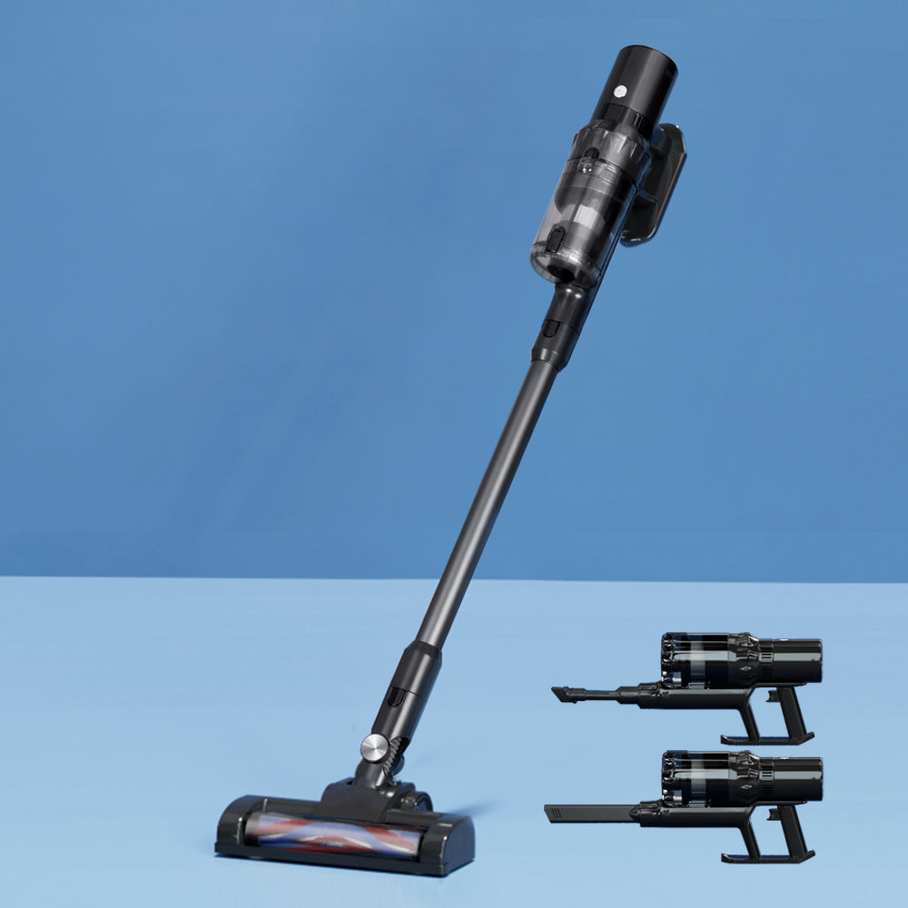 Devanti Stick Vacuum Cleaner Brushless Cordless 350W Grey-Appliances &gt; Vacuum Cleaners-PEROZ Accessories