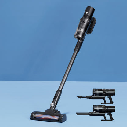 Devanti Stick Vacuum Cleaner Brushless Cordless 350W Grey-Appliances &gt; Vacuum Cleaners-PEROZ Accessories