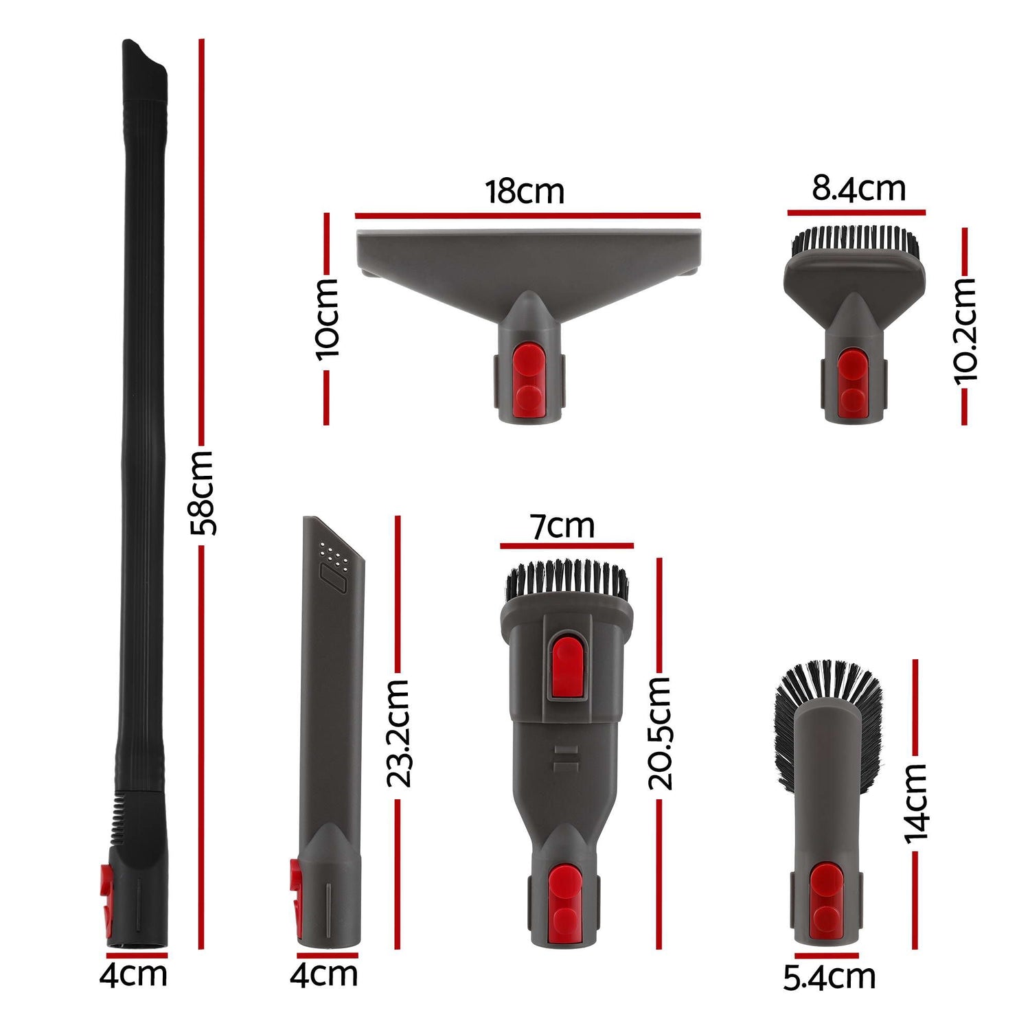 Vacuum Attachments 6 Pieces compatible with Dyson V5 V7 V8 V10 V11