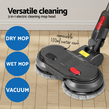 Devanti Electric Mop Head for Dyson V7 8 10 11 15-Appliances &gt; Vacuum Cleaners-PEROZ Accessories