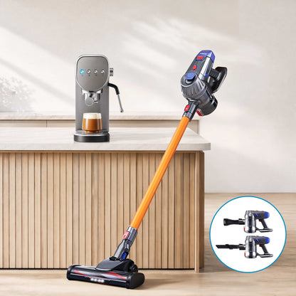 Devanti K7 Cordless Stick Vacuum Cleaner plus Coffee Maker Machine Espresso-Appliances > Vacuum Cleaners > Stick Vacuums-PEROZ Accessories