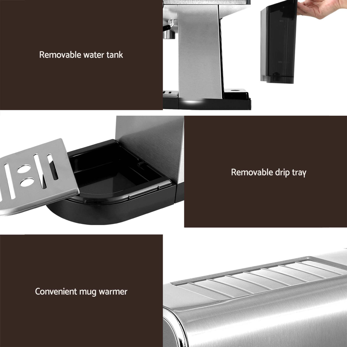 Devanti K7 Cordless Stick Vacuum Cleaner plus Coffee Maker Machine Espresso-Appliances > Vacuum Cleaners > Stick Vacuums-PEROZ Accessories