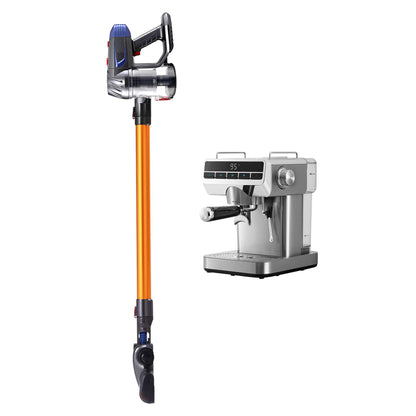 Devanti K7 Cordless Stick Vacuum Cleaner plus Coffee Maker Machine Espresso-Appliances > Vacuum Cleaners > Stick Vacuums-PEROZ Accessories