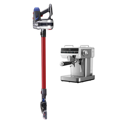 Devanti K7 Cordless Stick Vacuum Cleaner plus Coffee Maker Machine Espresso-Appliances > Vacuum Cleaners > Stick Vacuums-PEROZ Accessories
