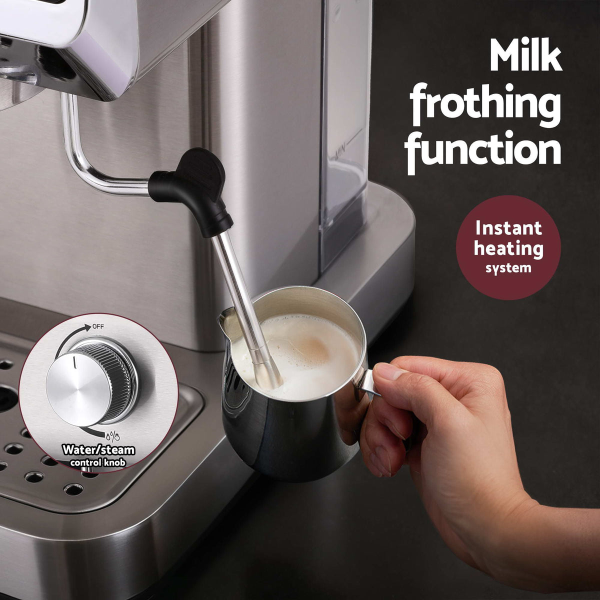 Devanti K7 Cordless Stick Vacuum Cleaner plus Coffee Maker Machine Espresso-Appliances > Vacuum Cleaners > Stick Vacuums-PEROZ Accessories