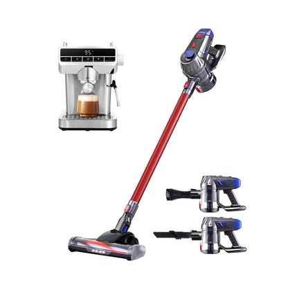 Devanti K7 Cordless Stick Vacuum Cleaner plus Coffee Maker Machine Espresso-Appliances > Vacuum Cleaners > Stick Vacuums-PEROZ Accessories