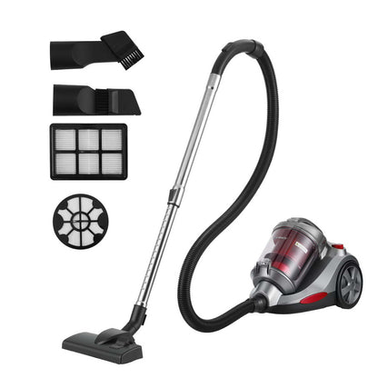 Devanti Vacuum Cleaner Bagless Canister 2000W 25kPa Powerful Suction 4L-Appliances > Vacuum Cleaners > Stick Vacuums-PEROZ Accessories