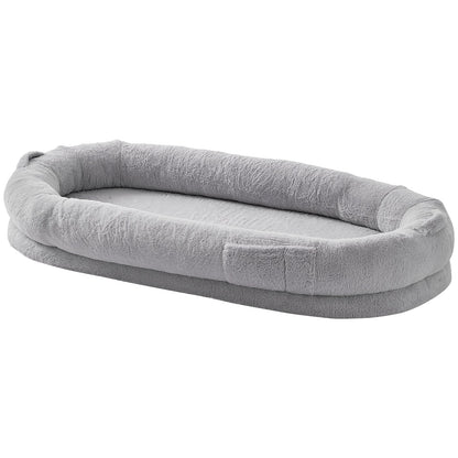 VEVOR Human Dog Bed 1720x890x250 mm Human Size Dog Bed Washable Faux Rabbit Fur-Pet Care > Dog Supplies > Dog Beds-PEROZ Accessories
