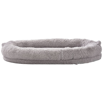 VEVOR Human Dog Bed 1820x1220x250 mm Human Size Dog Bean Bed Washable PV Velvet-Pet Care > Dog Supplies > Dog Beds-PEROZ Accessories