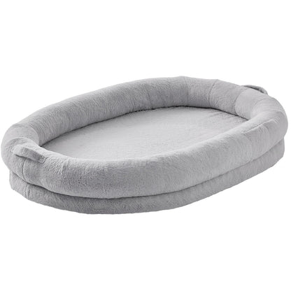 VEVOR Human Dog Bed 1825x1220x254 mm Human Size Dog Bed Washable Faux Rabbit Fur-Pet Care > Dog Supplies > Dog Beds-PEROZ Accessories