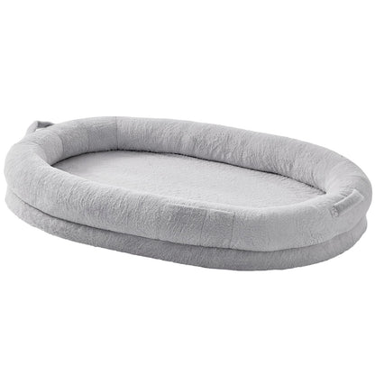 VEVOR Human Dog Bed 1825x1220x254 mm Human Size Dog Bed Washable Faux Rabbit Fur-Pet Care > Dog Supplies > Dog Beds-PEROZ Accessories