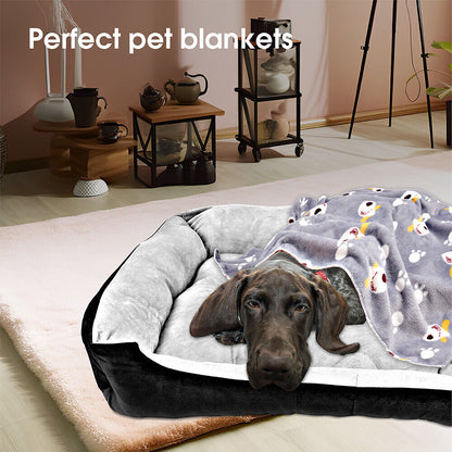 Vaka Navy Dog Bed Pet Cat Calming Floor Mat Sleeping Cave Washable Extra Large 29704-Pet Care > Dog Supplies > Dog Beds-PEROZ Accessories