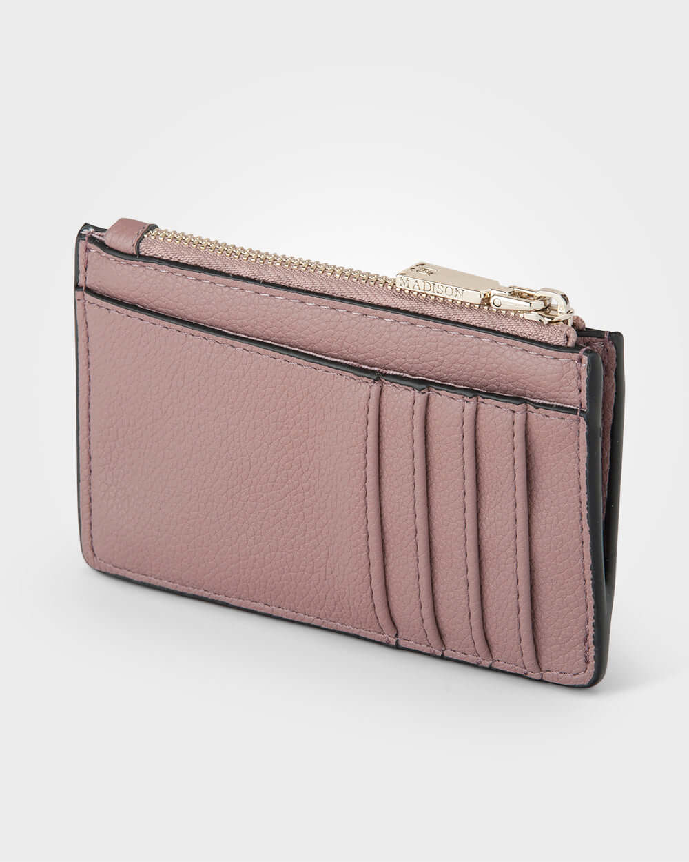 Vanessa Small Zip Purse Card Holder-Wallets-PEROZ Accessories