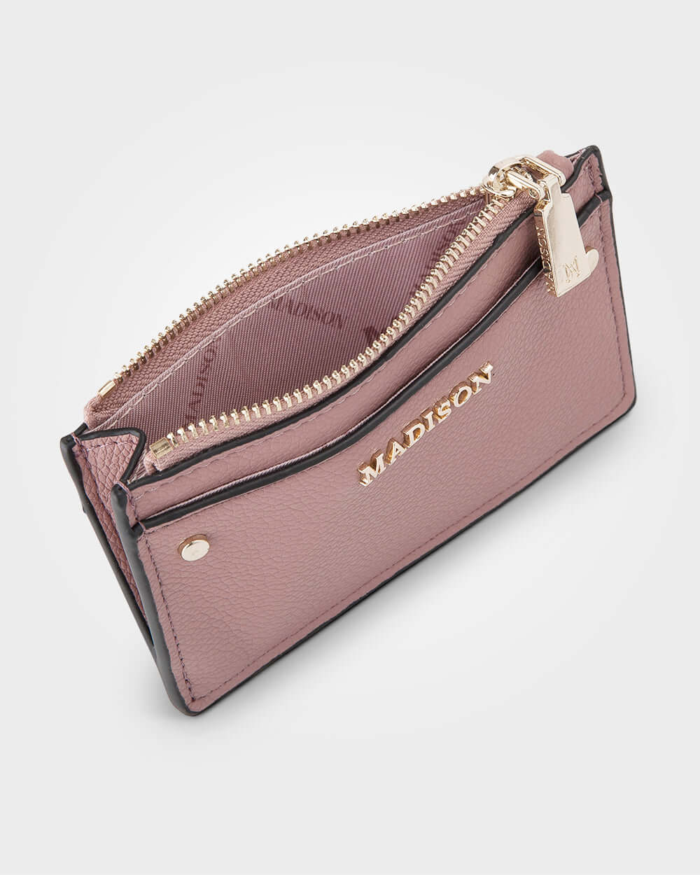 Vanessa Small Zip Purse Card Holder-Wallets-PEROZ Accessories