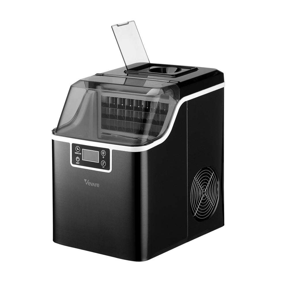 Vevare 3.2L Portable Ice Maker with Ice Cube Scoop Stainless-Ice Maker-PEROZ Accessories