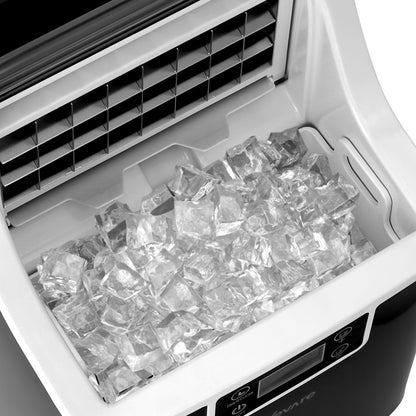 Vevare 3.2L Portable Ice Maker with Ice Cube Scoop Stainless-Ice Maker-PEROZ Accessories