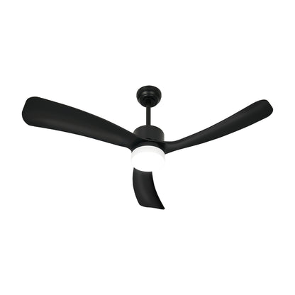 Vevare 52" Ceiling Fan LED Light 5 Speed Fans Remote Control Black-Ceiling Fan-PEROZ Accessories