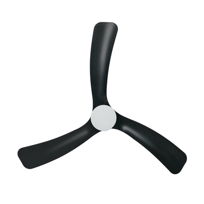 Vevare 52" Ceiling Fan LED Light 5 Speed Fans Remote Control Black-Ceiling Fan-PEROZ Accessories