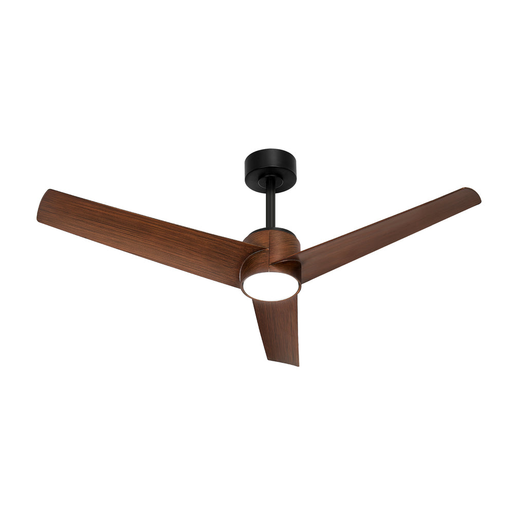 Vevare 52" Ceiling Fan With Light DC Motor Remote Control Walnut-Ceiling Fan-PEROZ Accessories