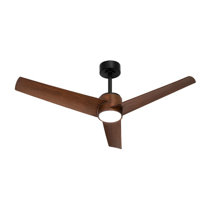 Vevare 52" Ceiling Fan With Light DC Motor Remote Control Walnut-Ceiling Fan-PEROZ Accessories